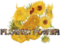 Sonnenblumen FLOWER POWER Peacezeichen Friedensbewegung Friedenssymbol icon - Jack Joblin Design - Spreadshirt Geschenkidee Weihnachten.png